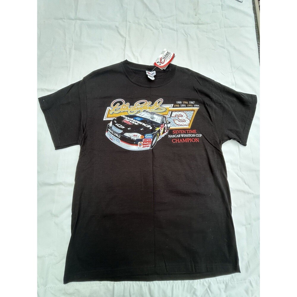 Dale Earnhardt #3 NASCAR Winston Cup Champion Chase Authentics Shirt L Black NWT